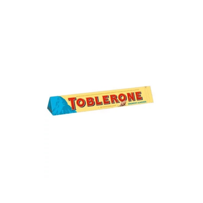 

Toblerone with Crunchy Almonds 100 gr Coklat