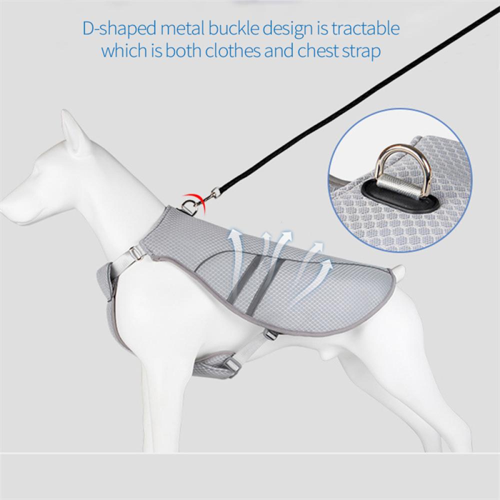 Timekey Rompi Anjing Adjustable Ukuran S-XL Untuk Musim Panas F5O8