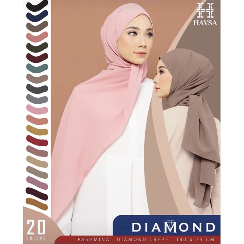 PASHMINA DIAMOND // PASHMINA PLISKET CERUTTY (bukan plisket diamond)