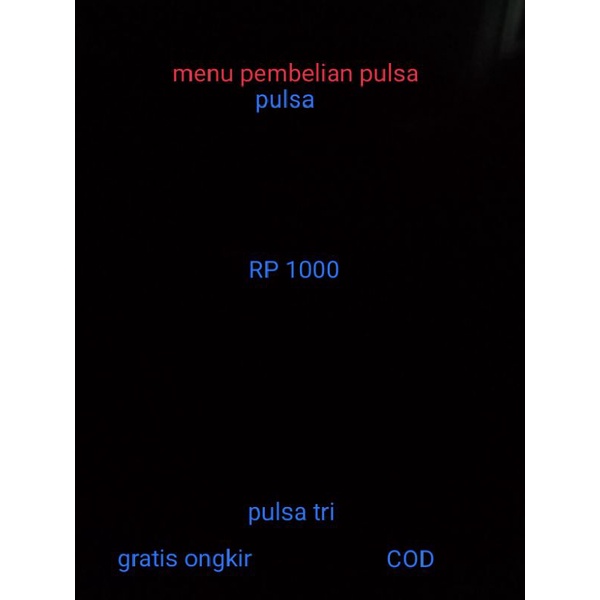 pulsa tri Rp 1000