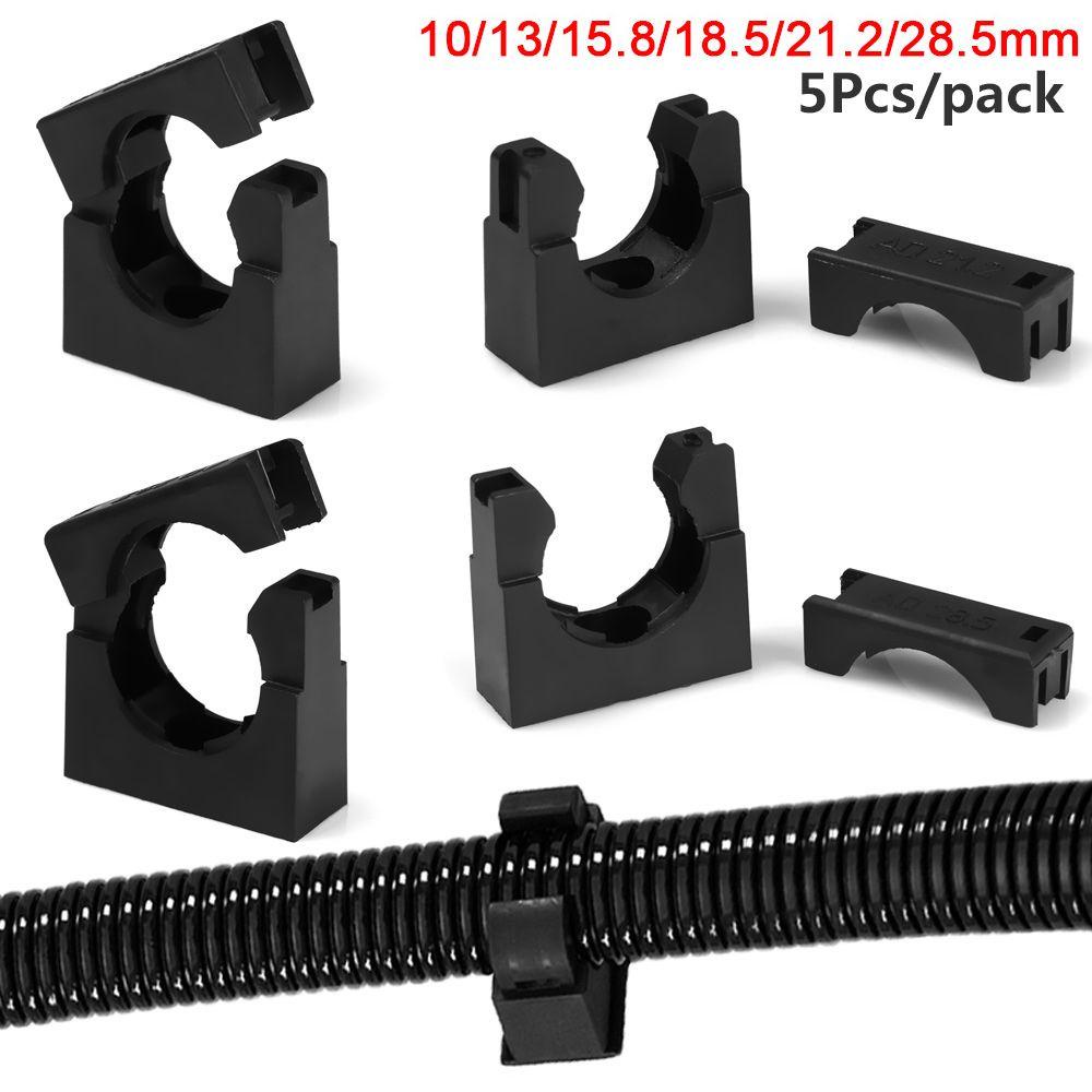 Top 5Pcs Klem Selang Kabel Fitting Listrik Metal Pengikat Hardware Pipa Mounting Fix