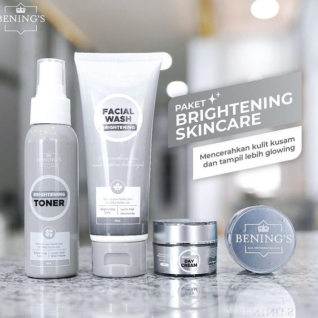 Brightening skincare bening's dr. oky pratama | Benings skincare