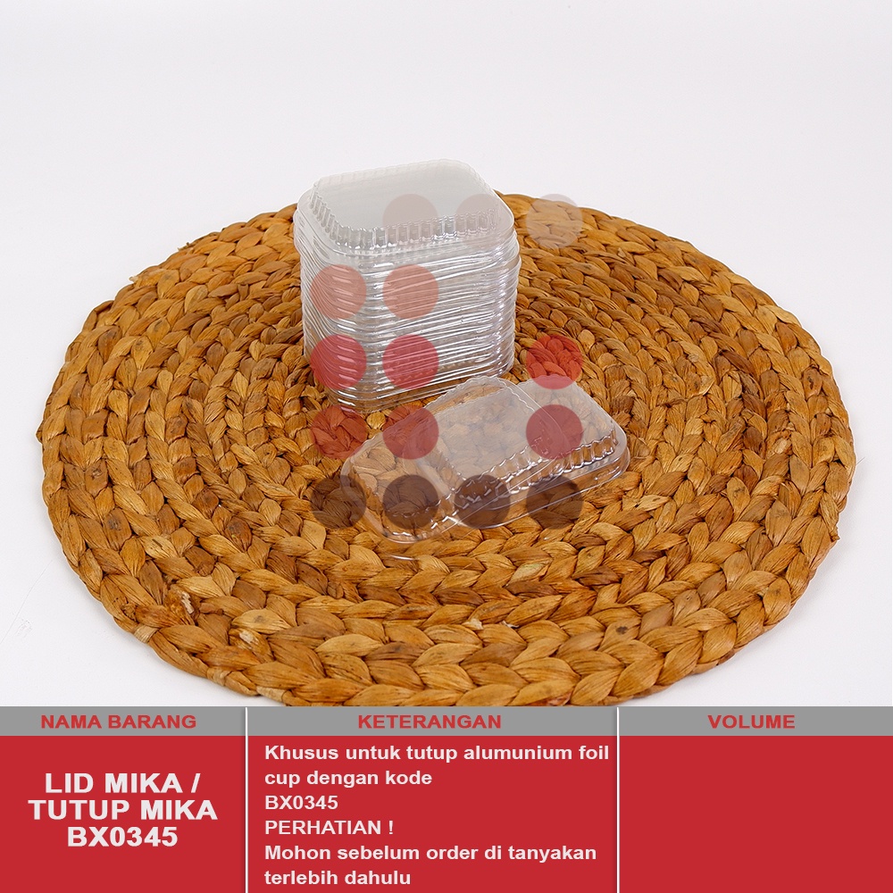 LID MIKA / TUTUP MIKA BX0345 ( TUTUPNYA SAJA )