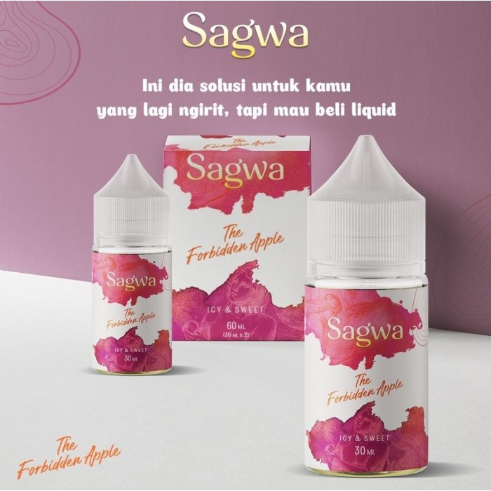 Liquid Sagwa The Forbidden Apple 30ML by CMW x Kaze Liquid - 100% Authentic