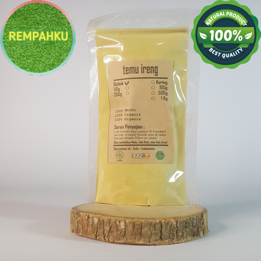 

TEMU IRENG BUBUK 500 GRAM - Curcuma Aeruginosa - MURNI - JSR - R