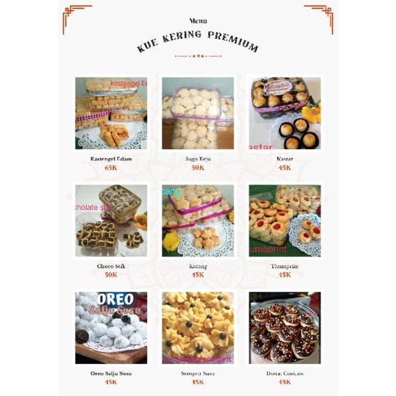 

KUE KERING PREMIUM KEMASAN KOTAK 500gr
