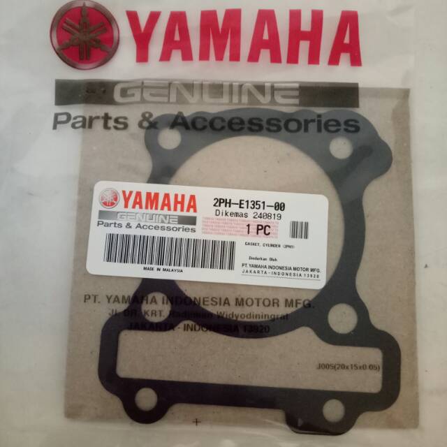 Packing boring mio m3, soul gt 125 original yamaha