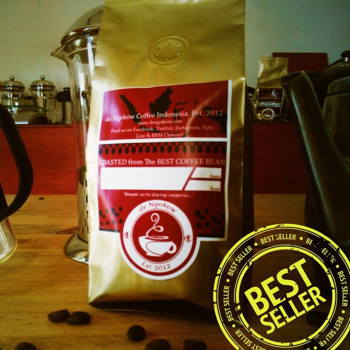

Kopi Premium Biji/Bubuk 200gr Robusta Java Dampit Indonesia Coffee