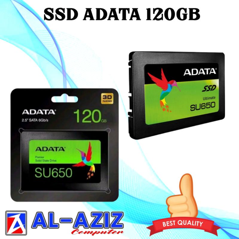 SSD SATA ADATA 120GB SU650 RESMI