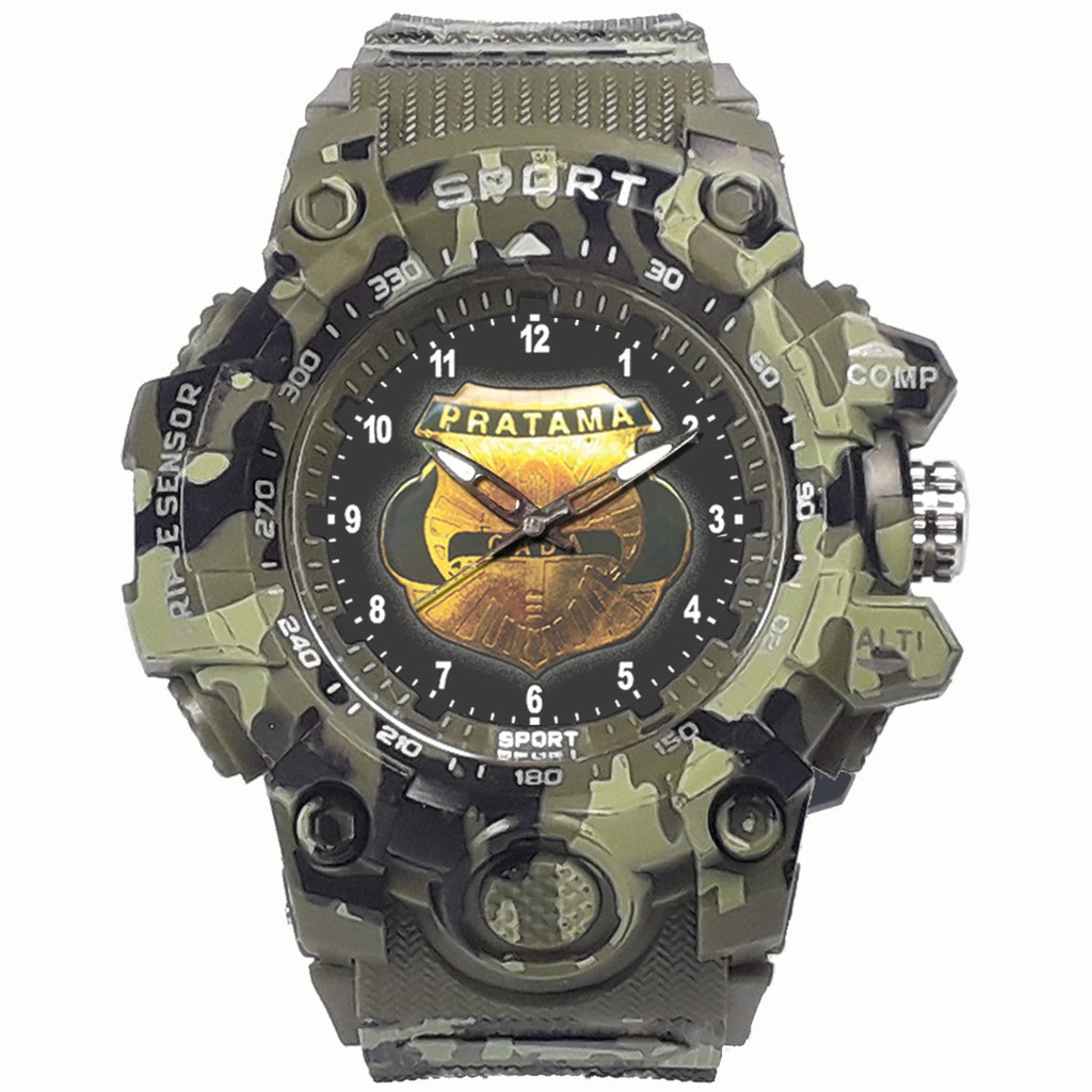 (EXCLUSIVE) JAM TANGAN GADA PRATAMA -SECURITY ARMY HIJAU 2