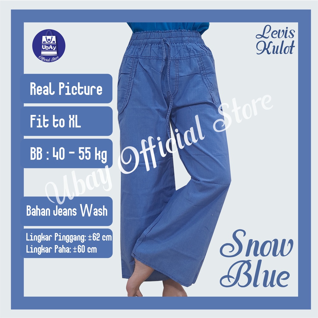 Celana Levis Kulot / Celana Jeans Wash