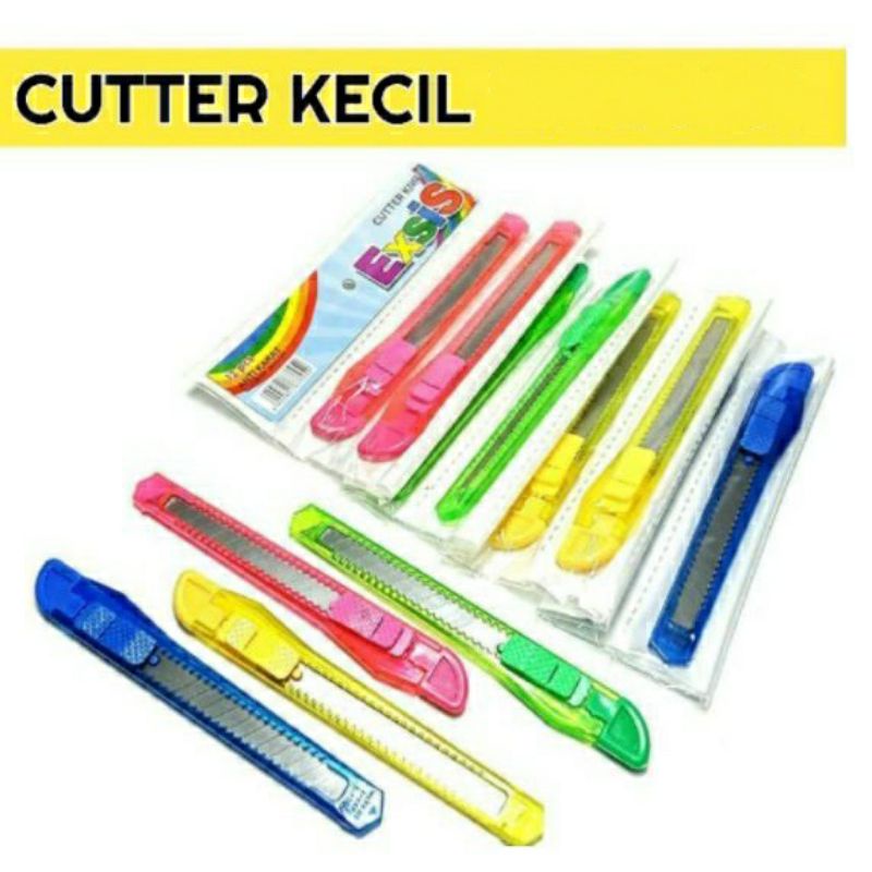 Cutter Kecil 12cm Cutter Populer Pisau Pemotong Kecil Sedang Pisau Ukir