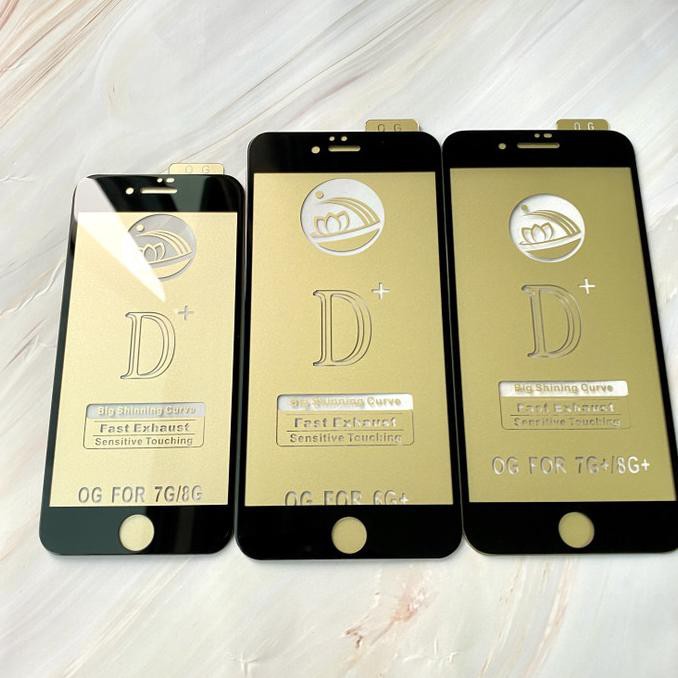 9D TEMPERED GLASS Iphone 6/6plus 6S/6S plus 7/7plus 8/8Plus PREMIUM - IPHONE 7