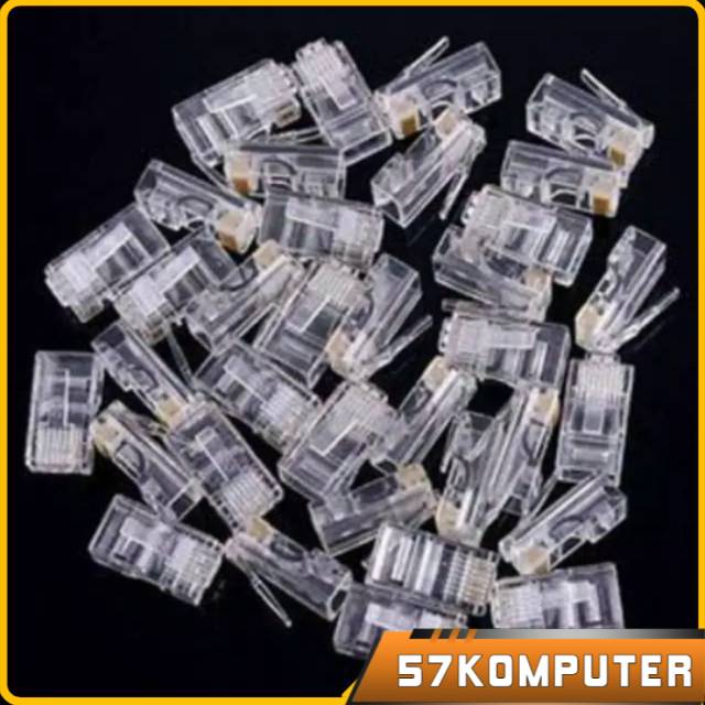 Konektor RJ45 LAN. Connector RJ 45. SATUAN ECERAN