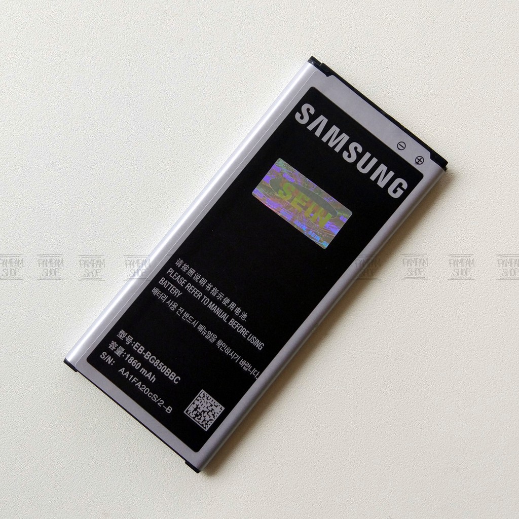 Baterai Samsung Galaxy Alpha G850 EB-BG850BBC Batre Batrai Battery HP SEIN Alpa Handphone