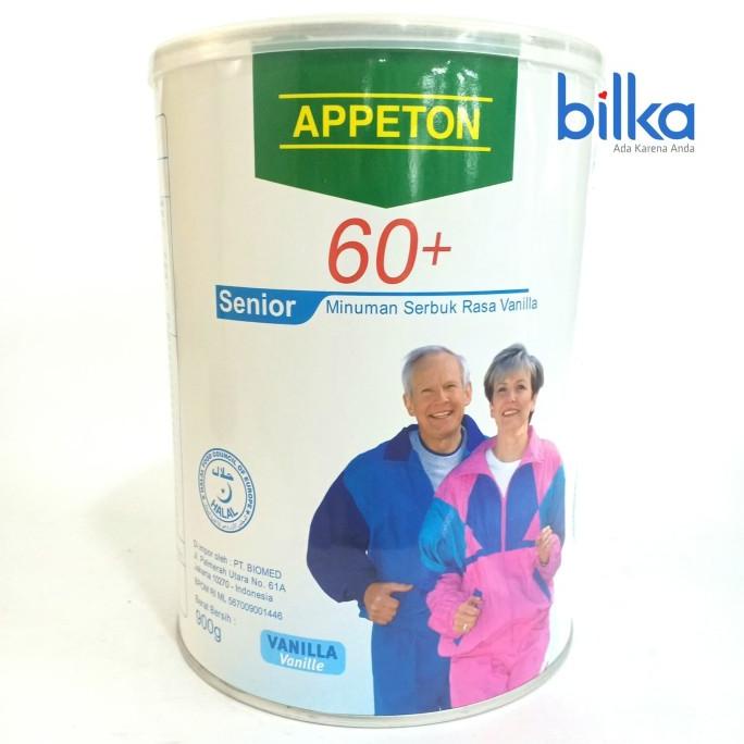 

(BISA COD) APPETON SENIOR 60+ Vanilla 900g TERJAMIN Kode 335