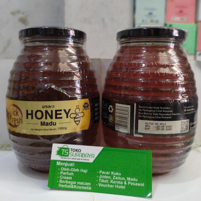 

Madu Asli QUICK Fresh Honey JAR 1000 gr 1 kg