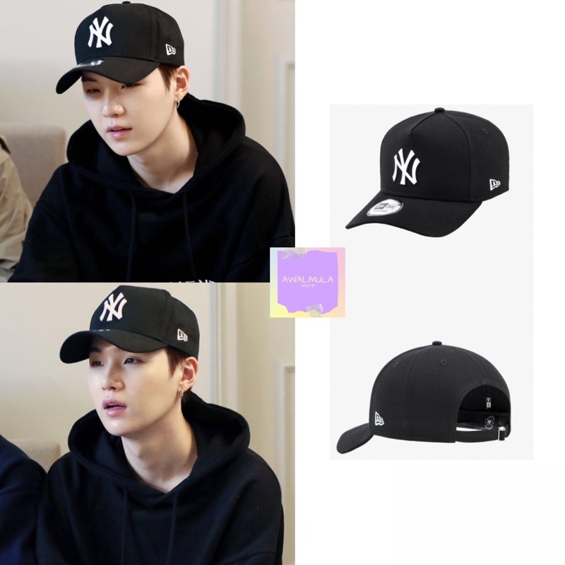 (PO) OFFICIAL NEW ERA x MLBKR NY Newyork Ball Cap worn by BTS Suga Yoongi