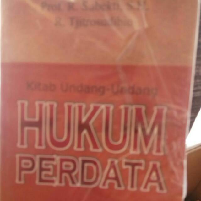 

KITAP UNDANG UNDANG PERDATA. Burgerlijk Wetboek. Dengan tambahan.