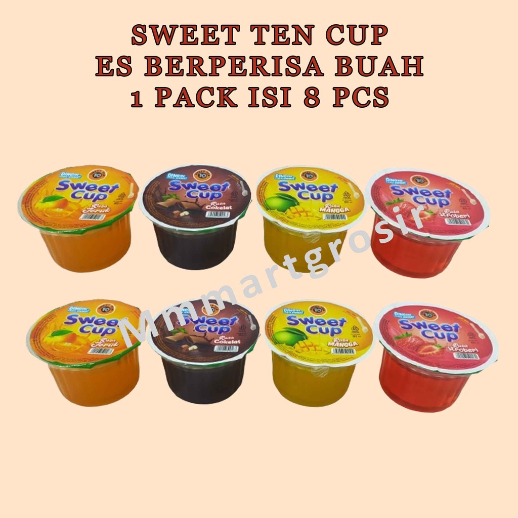 Sweet Ten Ice 1 Pack /  Es Berperisa Buah-Buahan / Stick Ice / Ice Cup / Ice Bantal