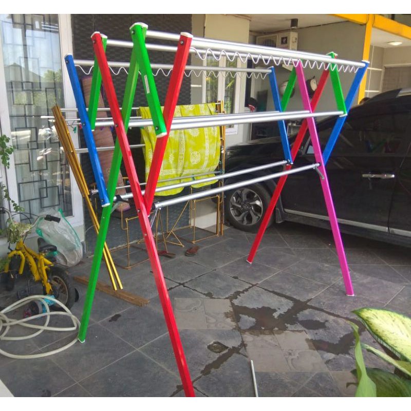 Jemuran Lipat Aluminium Jumbo