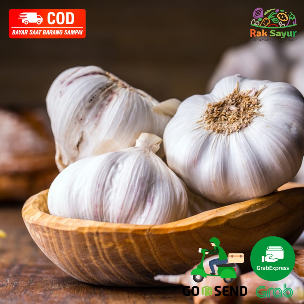 

SAYURAN SEGAR RAK SAYUR PADANG FRESH BAWANG PUTIH 250gr EMPON EMPON BUMBU DAPUR MAKANAN HERBAL
