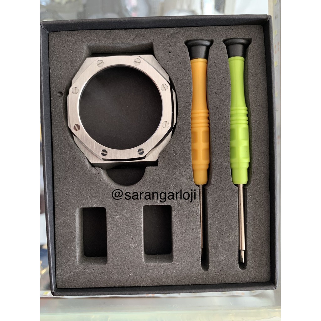 Bezel Stainless G-Shock GA2100 GA2110 Full Silver