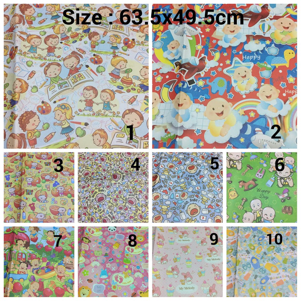 

XQSTORES Kertas Kado Hello kitty / Kertas Kado Baby