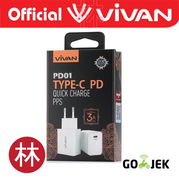 VIVAN PD01 Charger Type-C - Quick Charger