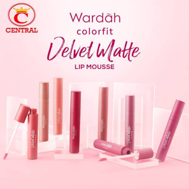 Wardah Colorfit Velvet Matte Lip Mousse/centraltrenggalek