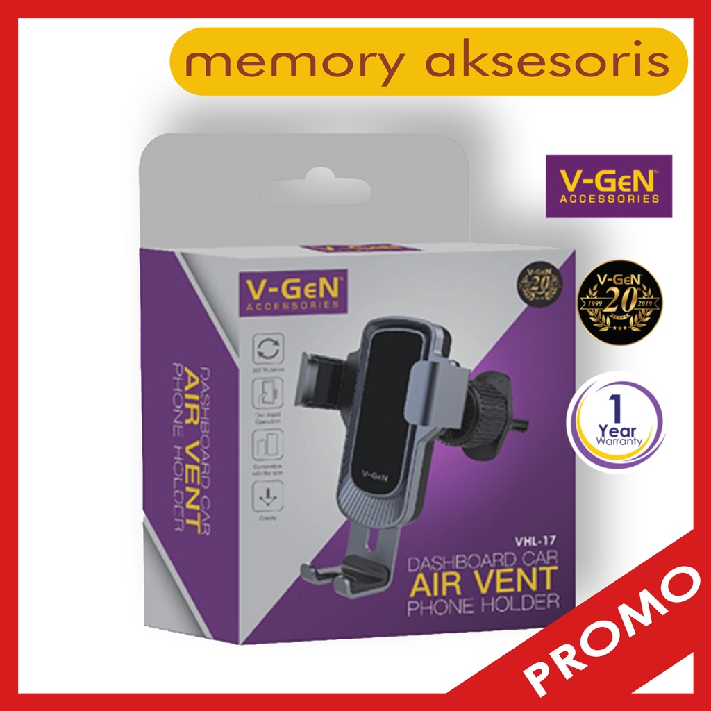 Car Holder Phone V-GeN VHL-17 Air Vent Holder Handphone V-GeN