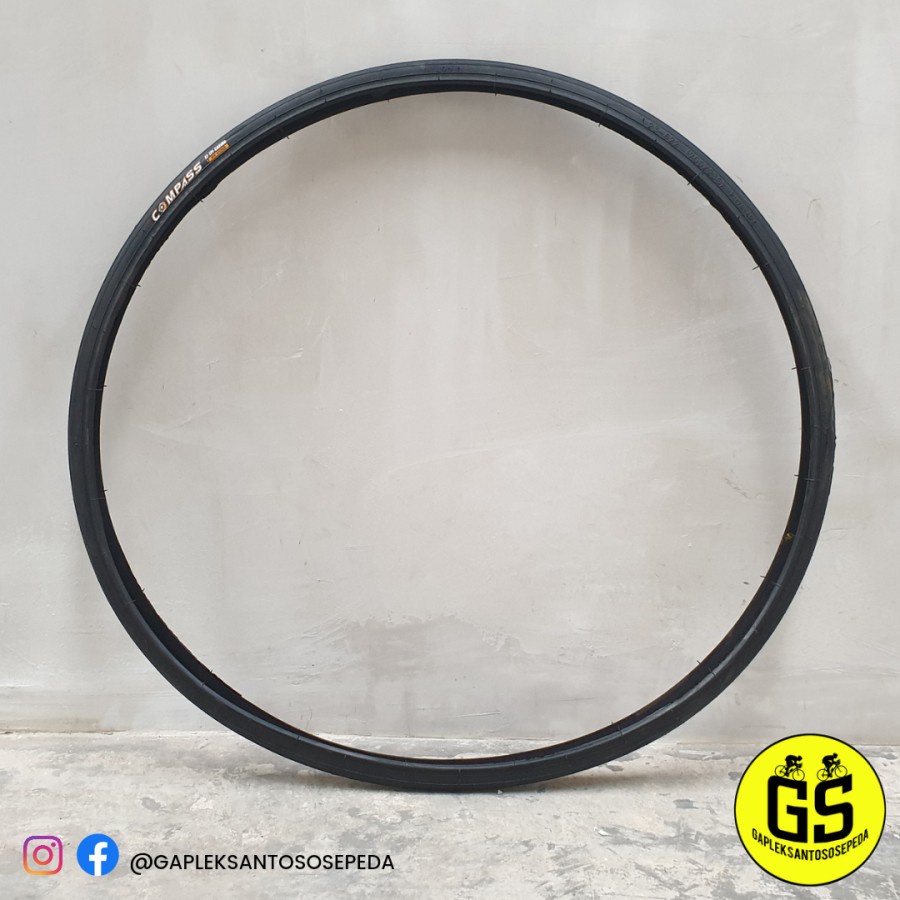Ban Luar Sepeda 700 x 23C Compass RB Fixie Balap