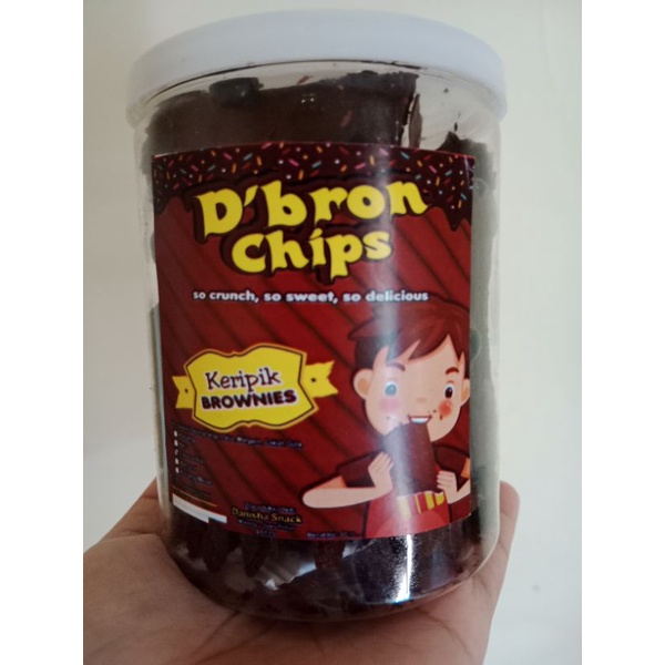 

keripik brownies d'bronchips berat 150gr