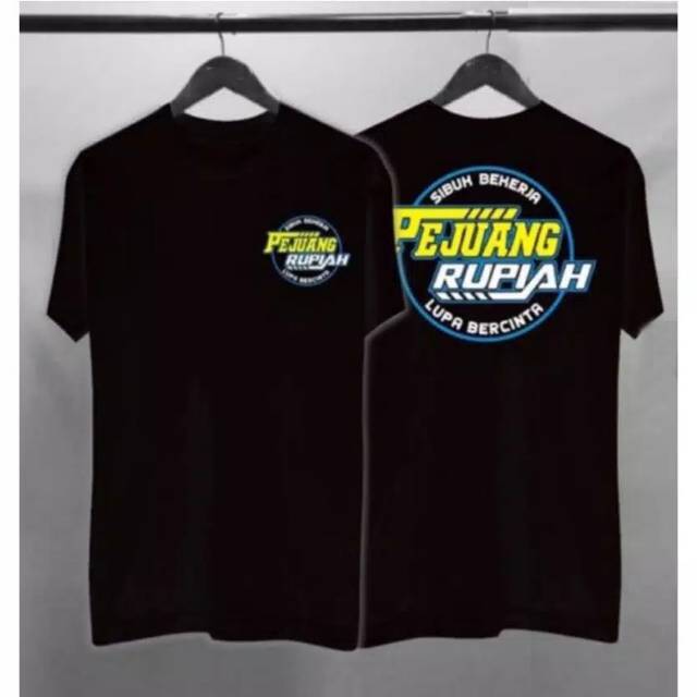 Lightfashion - Kaos Pria / Kaos Distro Pejuang Rupiah CN411