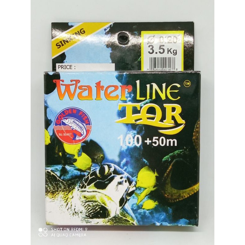 Tali Pancing Water Line TOR No.0,20 mm ( Panjang 150 m )