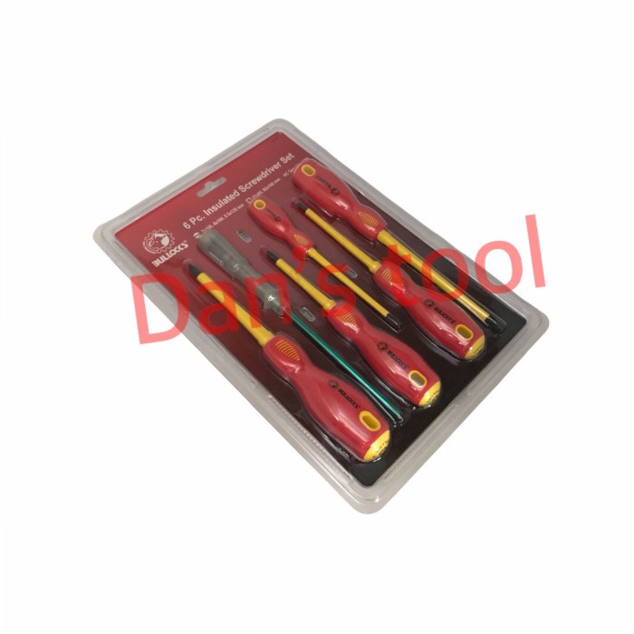 Obeng Listrik BULLOCKS Set 6pc - Obeng Elektrik - Electric Screwdriver