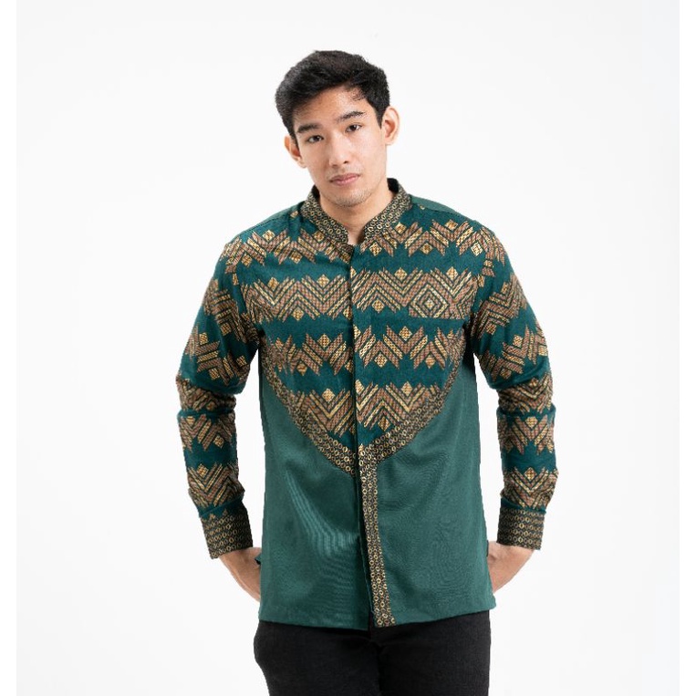 Kemeja Batik Pria NUC.ID Ruby 06 (Hijau)