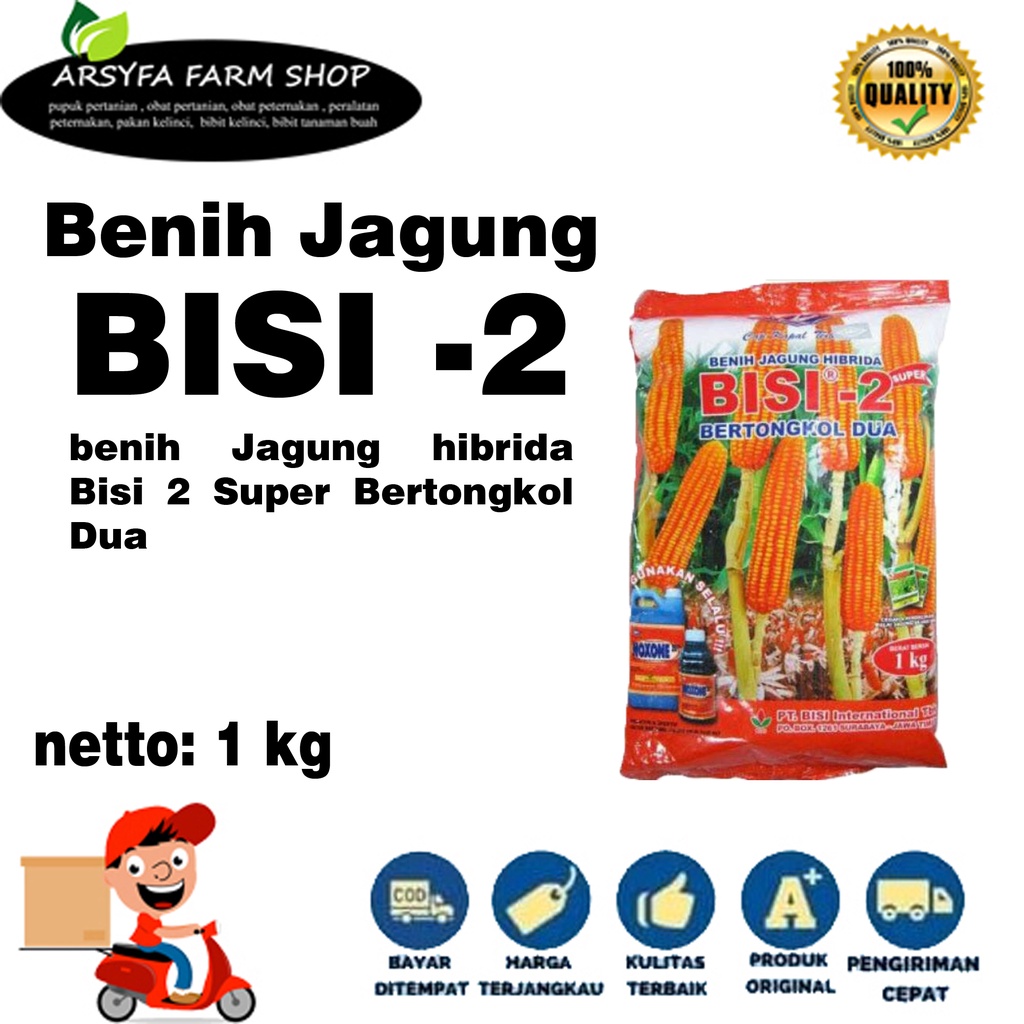 Benih Jagung Hibrida BISI-2 1 kg