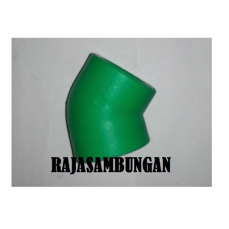 Knie Polos PPR 1 1/4 inch 45 Derajat Sambungan Pipa Air Panas Dingin Elbow 45 Derajat PPR