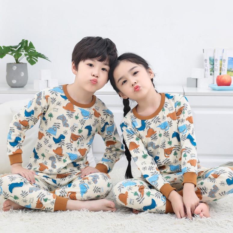 PIYAMA PASSWORD LITTLE DINO Setelan piyama 1 - 7 Tahun Baju Anak BerKualitas [CD.25Au22ᴾ]