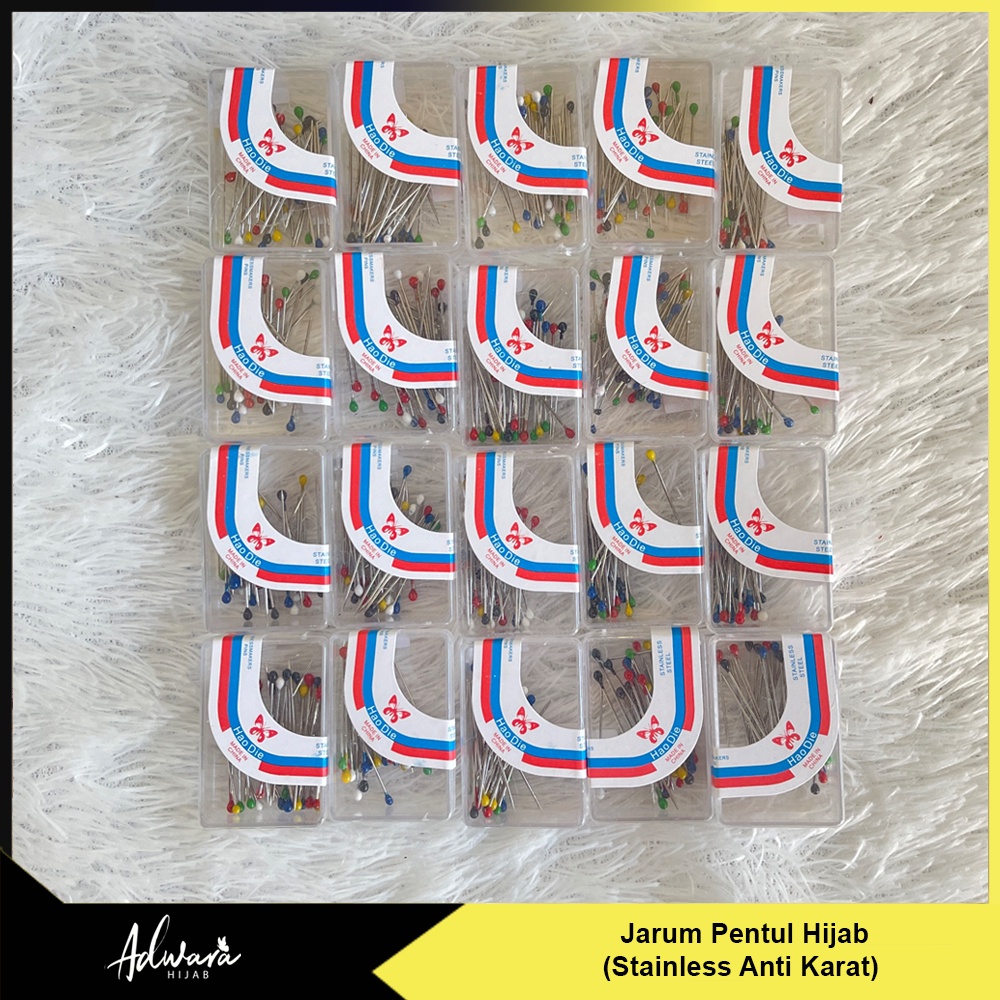 Jarum Pentul Mini Stainless Anti Karat 10 Box Mika