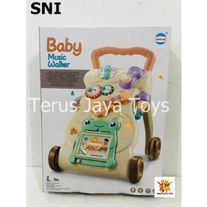 mainan baby walker musik walker besar Mainan dorongan bayi / bayi belajar berjalan