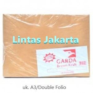 Amplop Coklat Ukuran A3 / Double Folio ( Isi 100 lembar ) Merk Garda