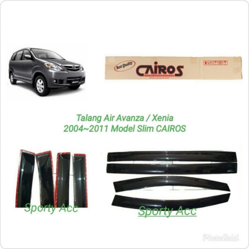 Talang Air Avanza 2004-2010 Slim Merk Cairos