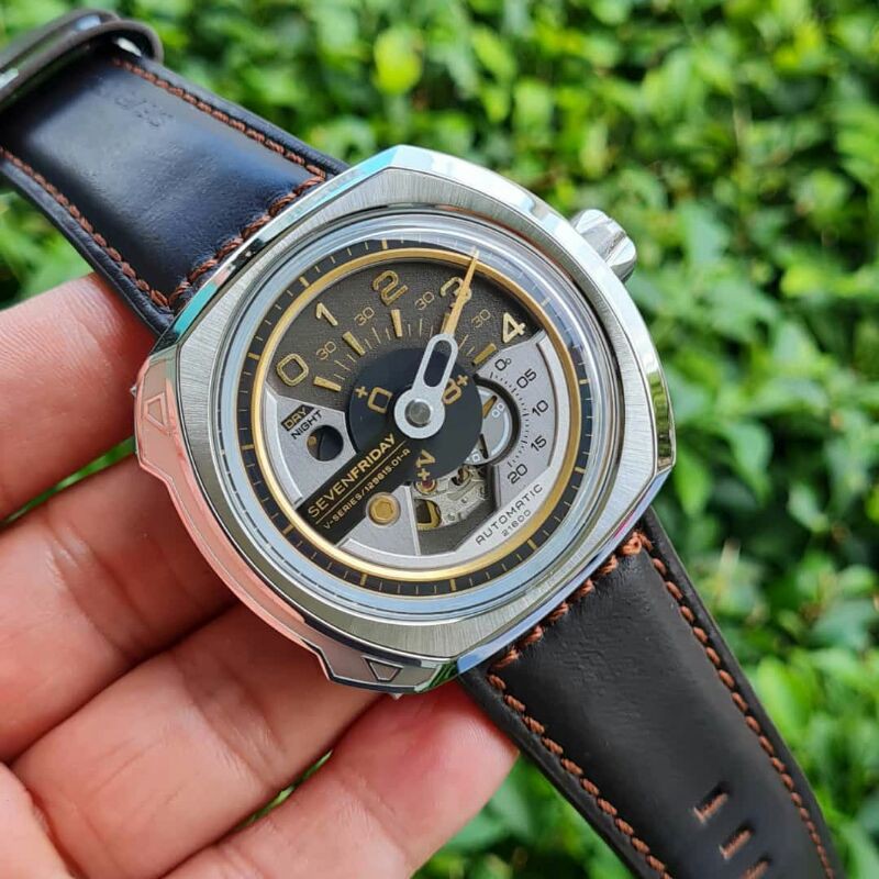 Sevenfriday SF-V2/01 Automatic Miyota Japan NFC Aktif Original Jam Tangan Pria Garansi 1 Tahun