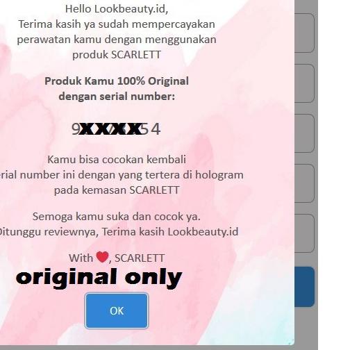 ➳ SCARLETT WHITENING SHOWER SCRUB - SABUN MANDI SCARLETT - SCARLET WHITENING SHOWER SCRUB ORI ♔
