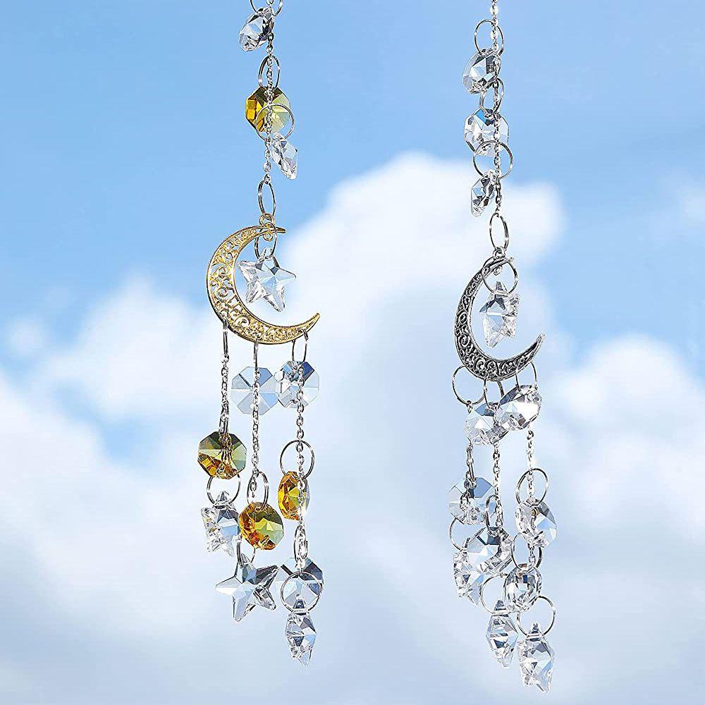 Solighter Suncatcher Lonceng Angin Rumah Taman Dekorasi Kerajinan Hadiah Indoor Outdoor Kristal Liontin