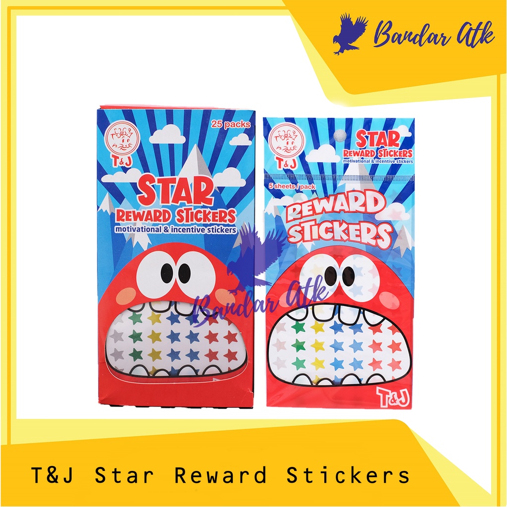

STAR REWARD STICKER Stiker Bintang Metalik TOM and JERRY [1 PAD]