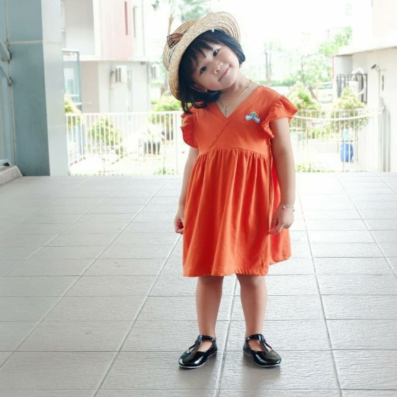 Dress Pelangi Smilee Dress Kaos Anak