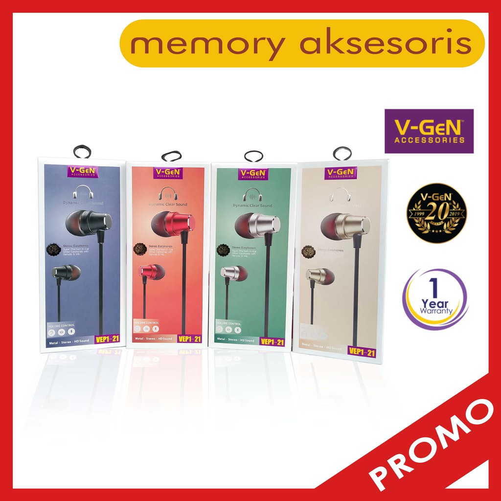 HEADSET VGEN VEP1-21 Extra Bass Stereo